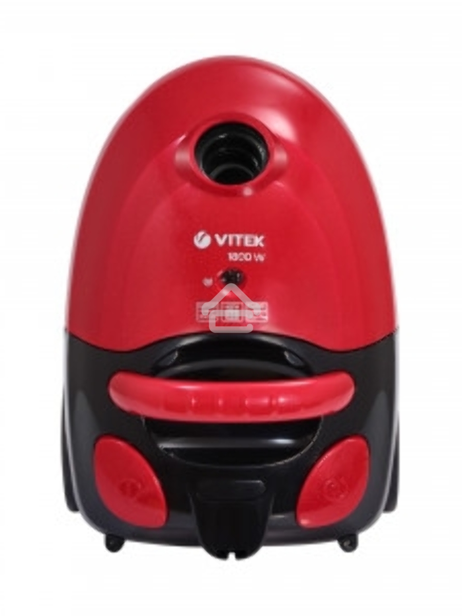 Пылесос Vitek VT-1825 (MC) черный/красный, 350/1800 Вт, уборка сухая, пылесборник мешок 2.5 л