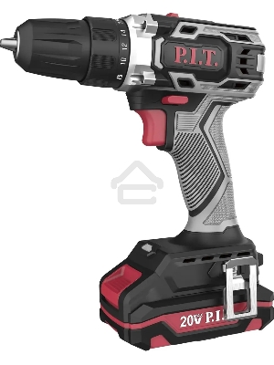Дрель-шуруповерт P.I.T. PBM20H-10B/1, Аккумуляторная, 20В