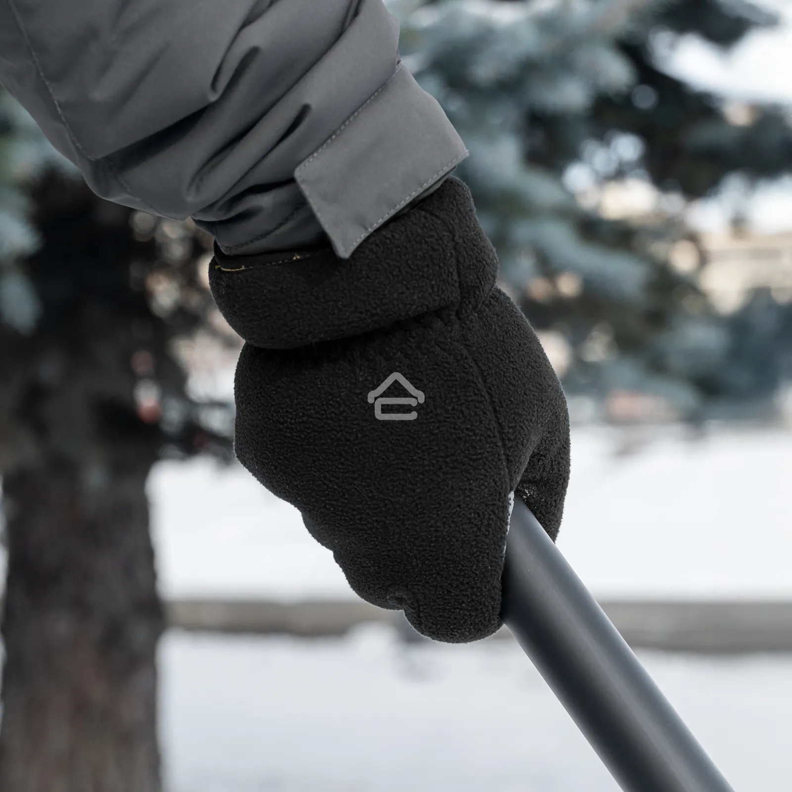 Перчатки универсальные Denzel 68096 двойные, ПВХ нанесение, размер 9