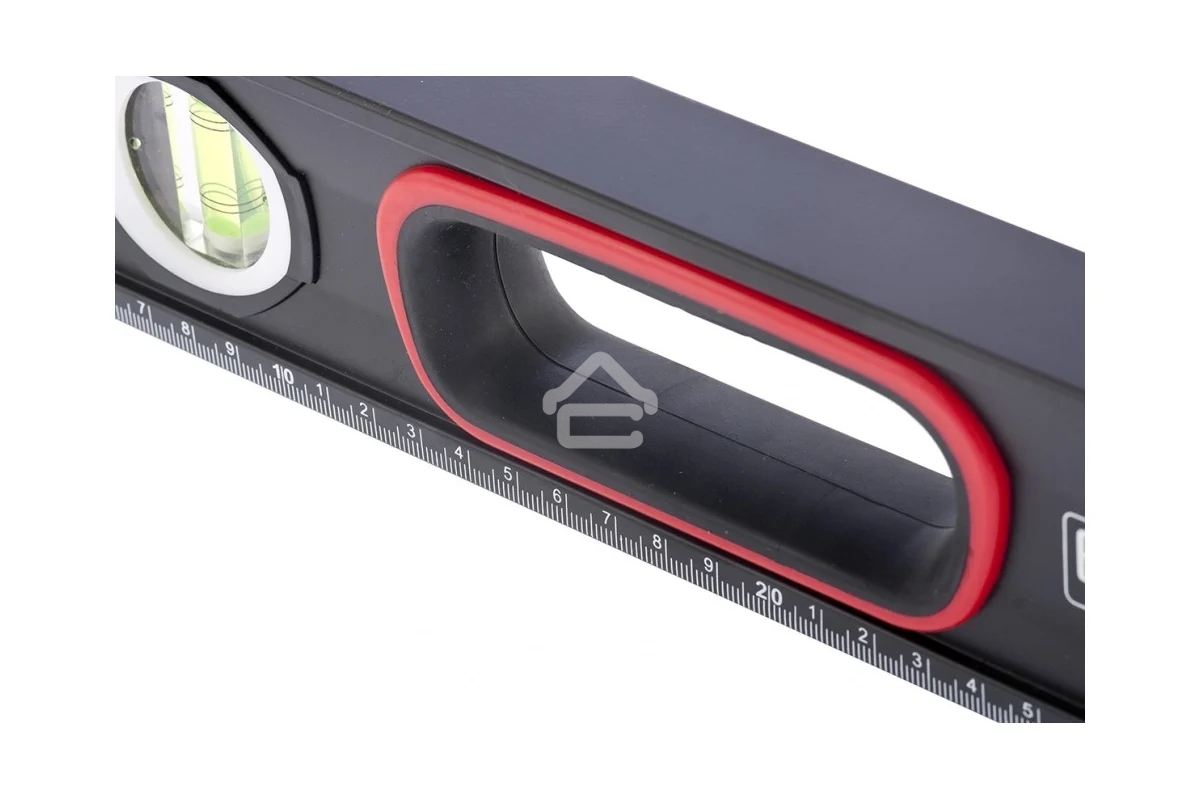 Уровень алюминиевый Matrix, усиленный, фрезерованный, 3 глазка, 2 комп. рукоятки, 800 мм