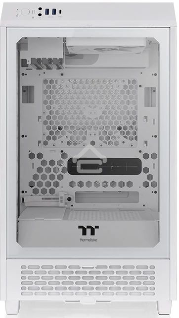 Компьютерный корпус Thermaltake The Tower 200 белый без БП miniITX 11x120мм 5x140мм 2xUSB 3.0 1xUSB3.1 audio bott PSU