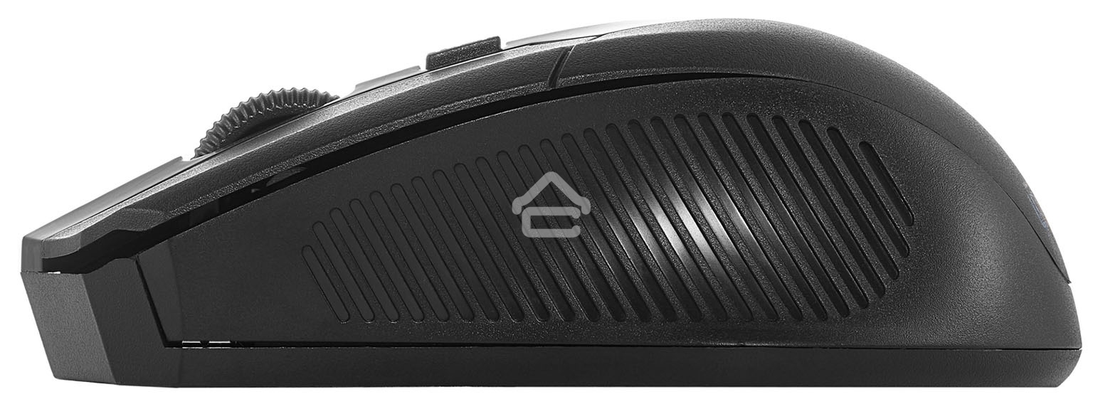 Клавиатура + мышь Оклик 205MK клав:черный мышь:черный USB беспроводная