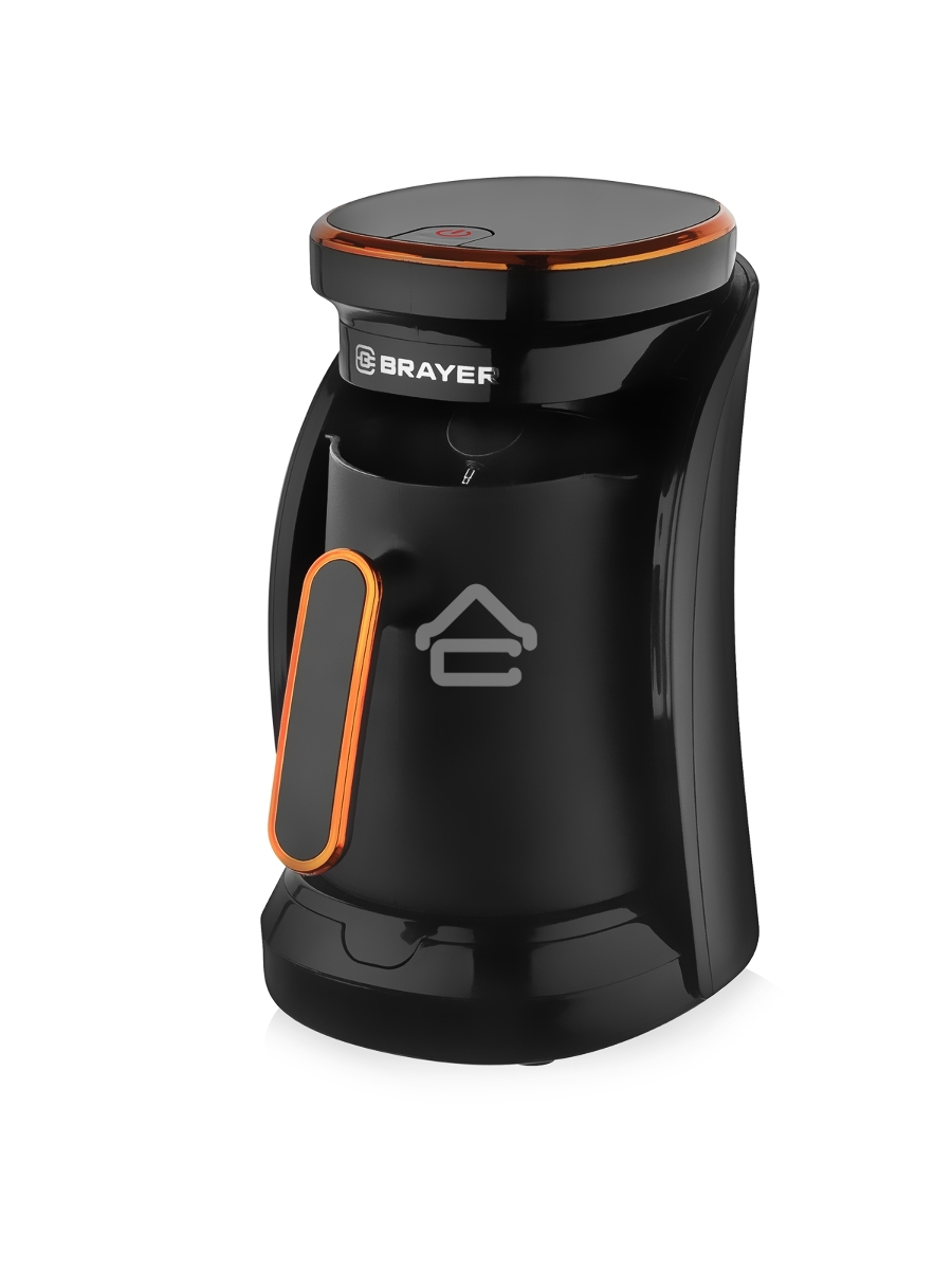 Электрическая турка BRAYER BR1143 черный, исп. кофе - молотый, 0.5 л, 500 Вт.