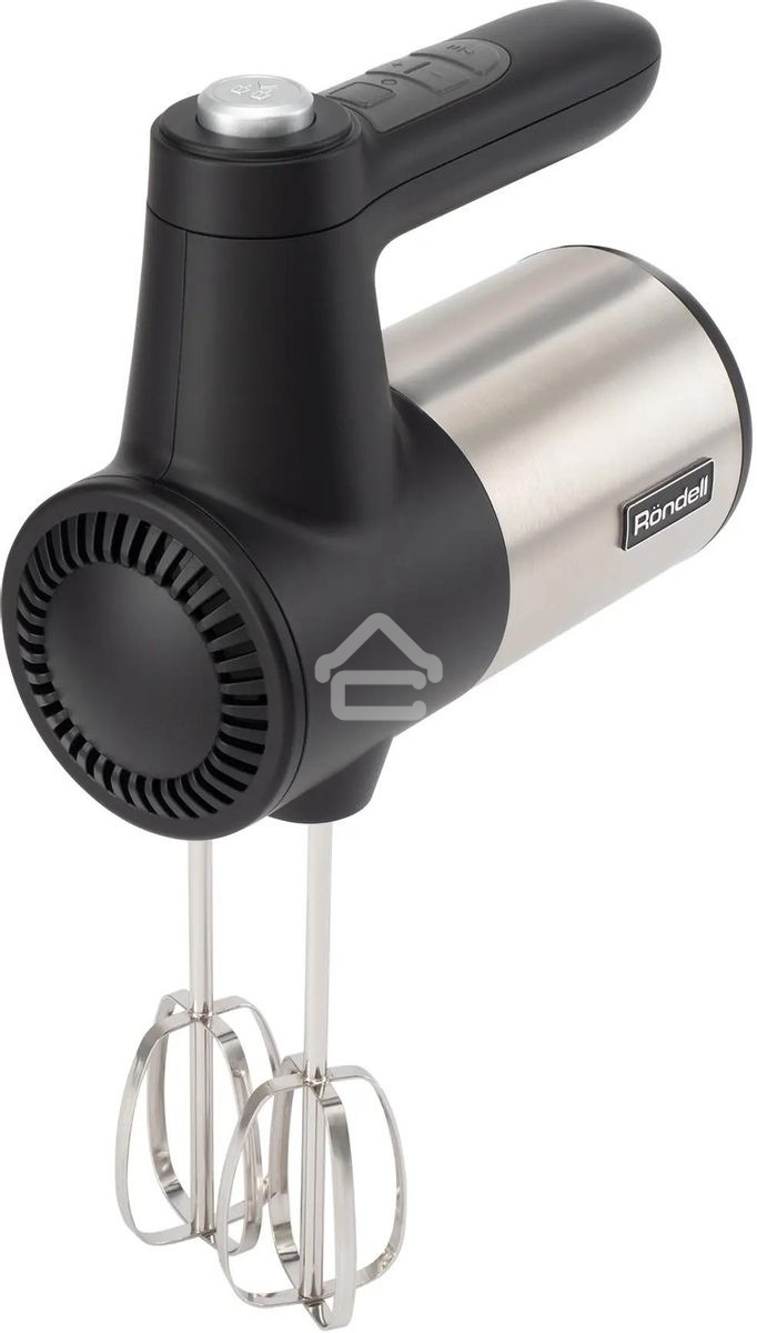 Миксер ручной Rondell RDE-1354 800Вт черный/серебристый
