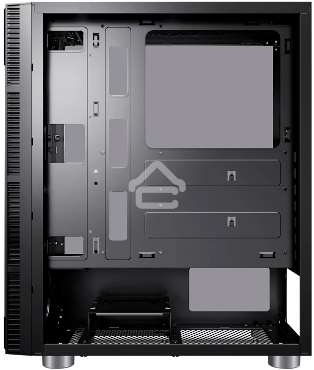 Компьютерный корпус Accord 3407 черный без БП ATX 2xUSB2.0 2xUSB3.0 audio bott PSU