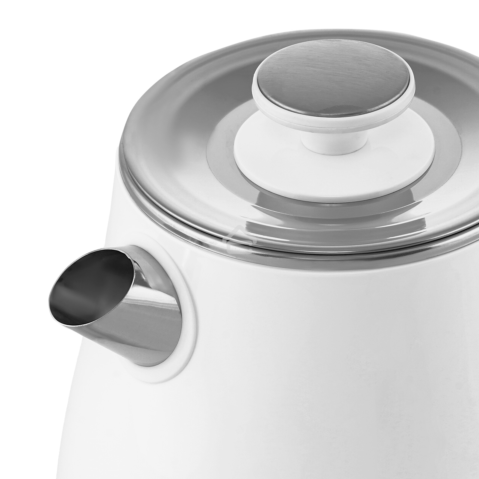 Чайник электрический Galaxy Line GL 0331, белый, пластик, 2200 Вт, 1.8 л