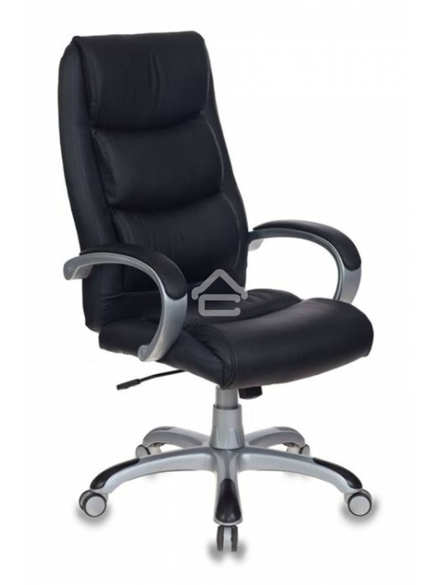 Кресло руководителя Бюрократ CH-S840N/BLACK черный, эко.кожа, крестов. пластик