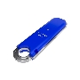 Флеш диск Maxvi P2 16GB USB 2.0 blue, монолит с колпачком, ABS пластик