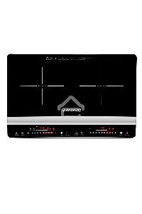 Плитка электрическая индукционного типа с двумя конфорками ENDEVER Skyline IP-66, черный, мощность 1800 Вт+1300 Вт, диаметр посуды 12-26 см, 2 шт/уп