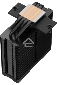 Кулер для процессора DEEPCOOL AG400 DIGITAL PLUS черный, 120 мм, алюминий/медь, 2100 об/мин, 31.6 дБ, 4 pin, 220 Вт, 152.7 мм