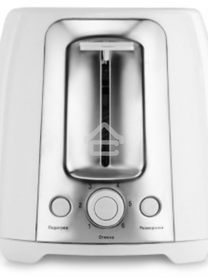 Тостер Vitek VT-1582 W белый  (белый, 750 Вт, 2 отделения, механическое управление)
