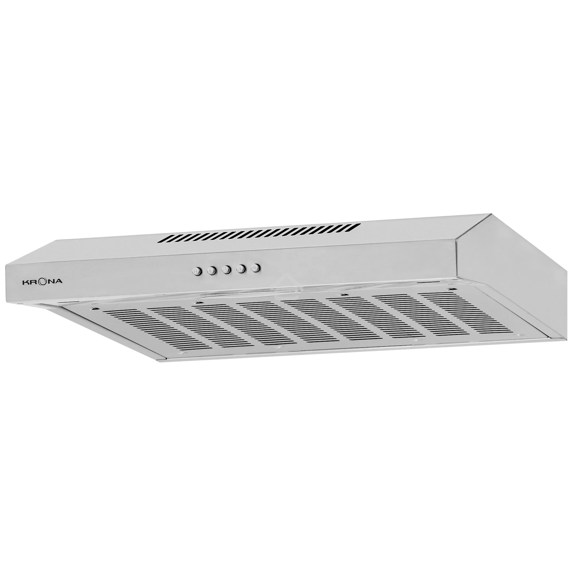 Вытяжка подвесная Krona Briana 500 Inox PB нержавеющая сталь, 49.5 см, 460 куб. м/ч, 42 дБ