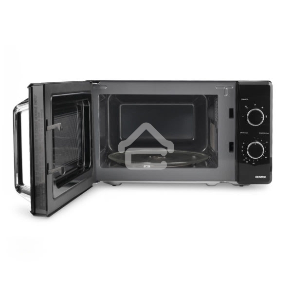 Микроволновая печь Centek CT-1550 черный, 20 л, 700 Вт, переключатели - поворотный механизм