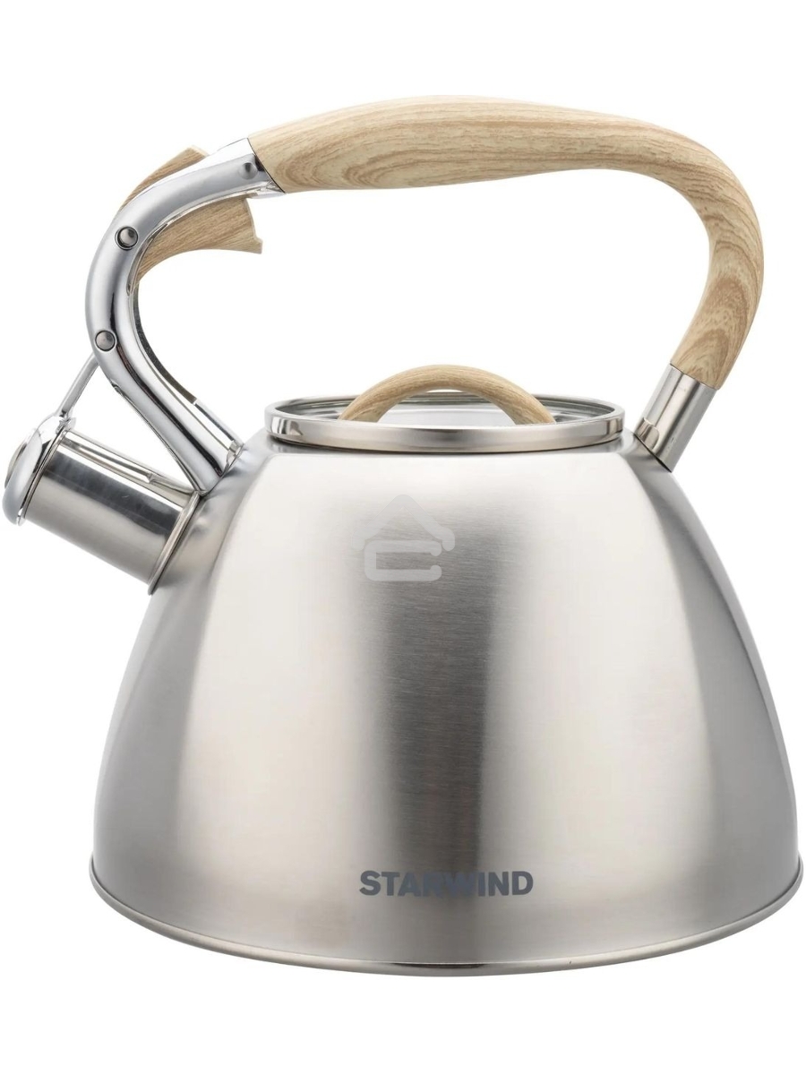 Чайник для плиты Starwind Chef Daily 2.8л, серый, металлический (SW-CH1308)