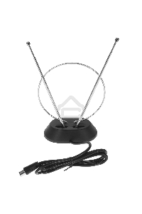 Телевизионная антенна Harper ADVB-2111 (комнатная, пассивная;DVB-T2; VHF / UHF (174–230 MHz, 470-862 MHz); 20 dB; 75; 3dB; 1 м)