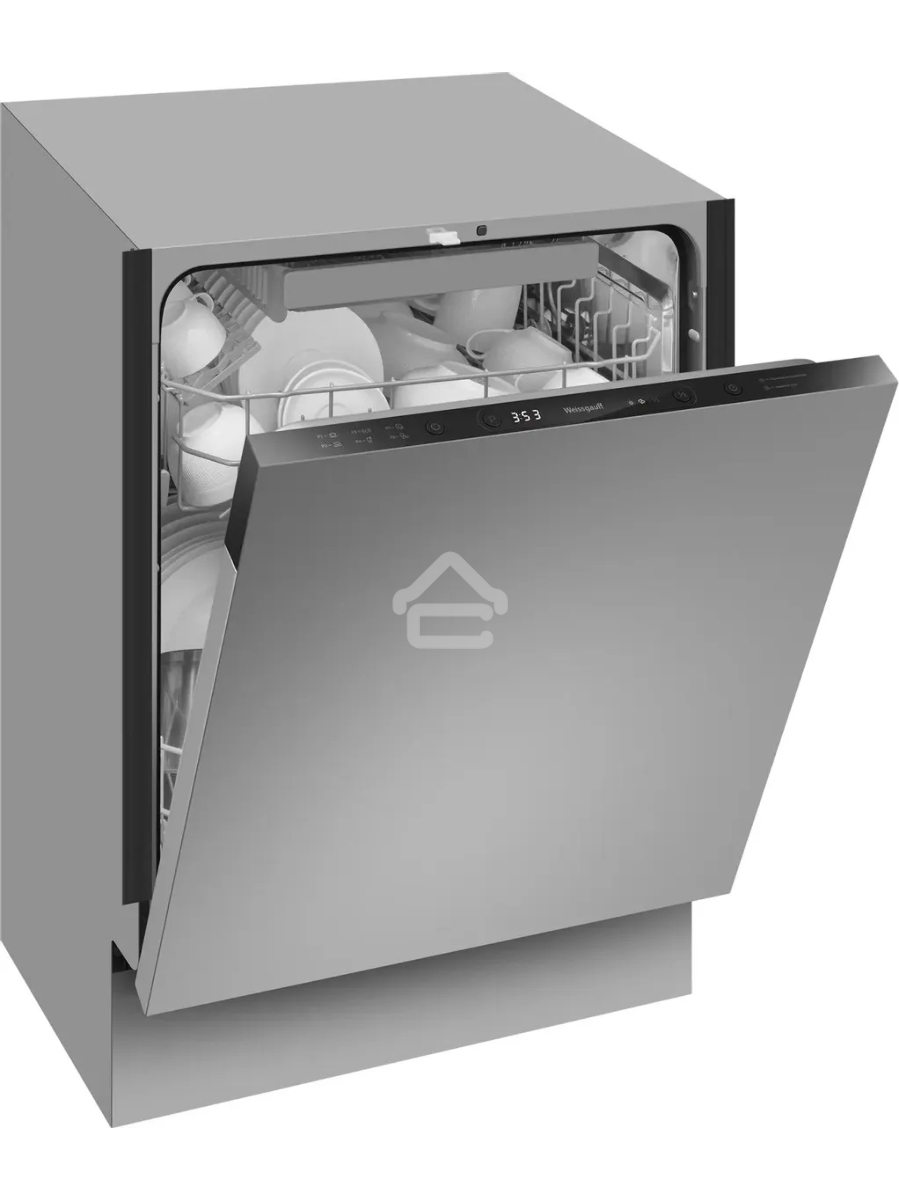 Встраиваемая посудомоечная машина Weissgauff BDW 6036 D Infolight, белый, 59.8 см, 14 компл., 49 дБ, класс A++