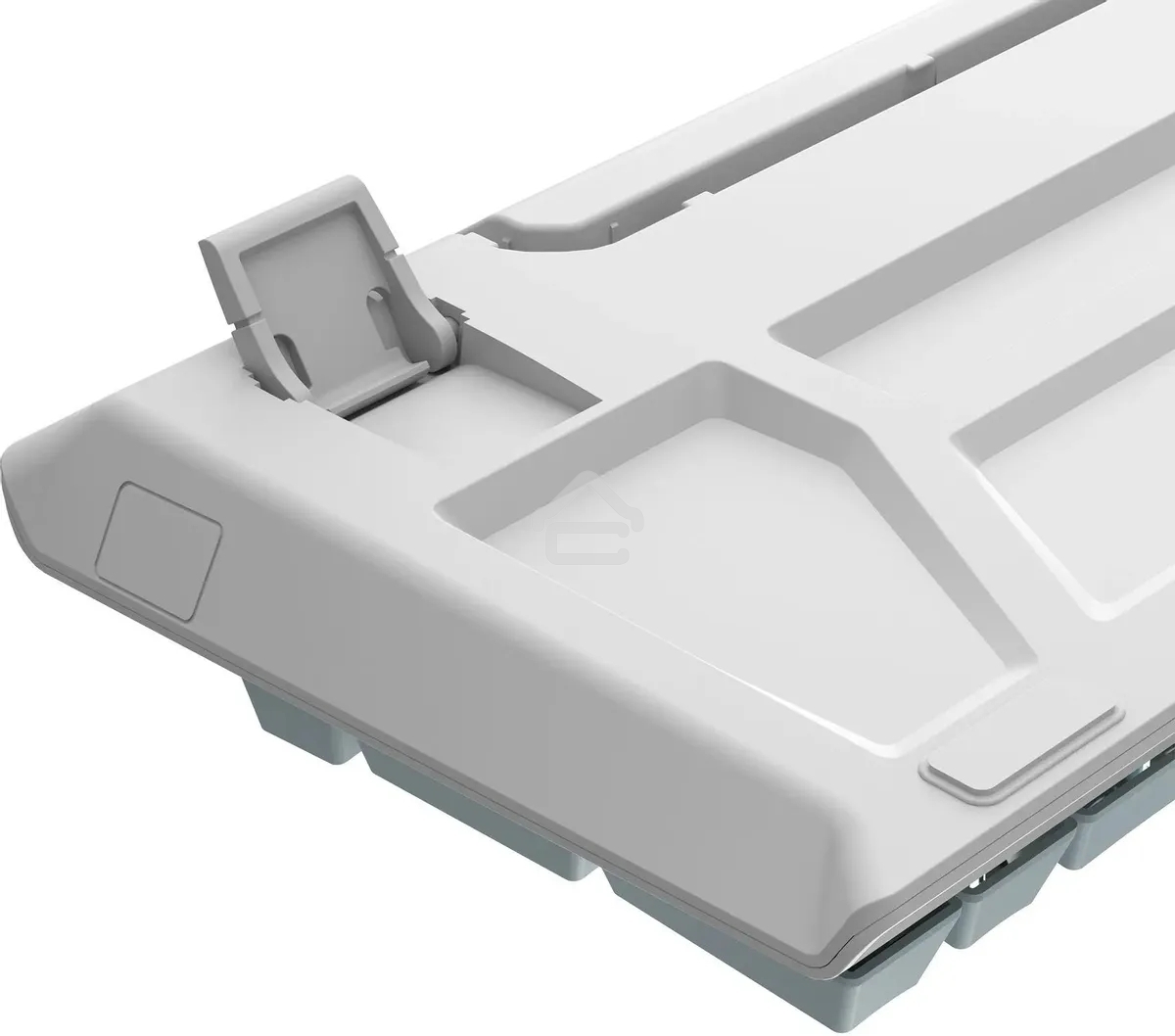 Клавиатура проводная A4Tech Fstyler FS100 Neon, USB, синий/белый