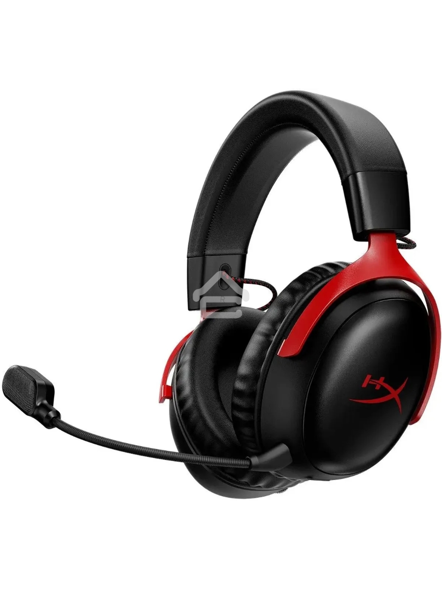Наушники с микрофоном HyperX Cloud III черный/красный мониторные Radio оголовье (77Z46AA)