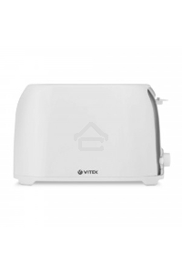 Тостер Vitek VT-1582 W белый  (белый, 750 Вт, 2 отделения, механическое управление)