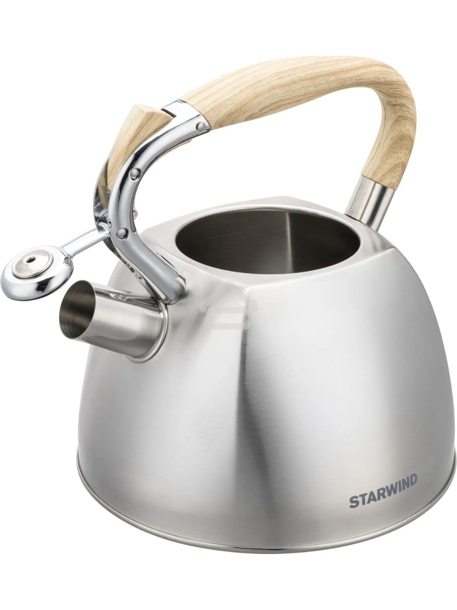 Чайник для плиты Starwind Chef Daily 2.8л, серый, металлический (SW-CH1308)