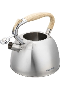 Чайник для плиты Starwind Chef Daily 2.8л, серый, металлический (SW-CH1308)