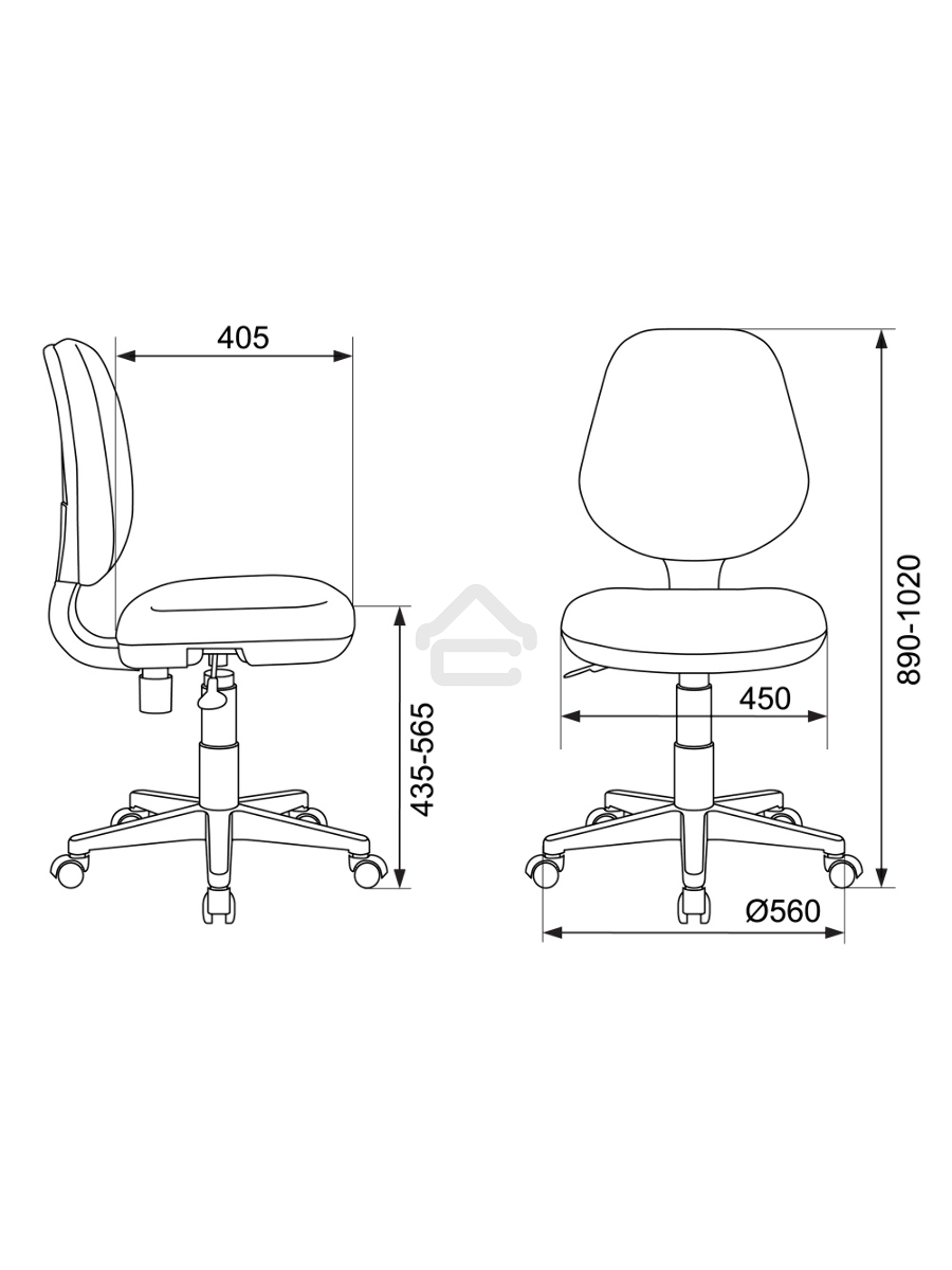 Кресло детское Бюрократ CH-W213/TW-18 TW-18 салатовый (пластик белый)