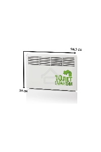 Конвектор ENSTO FinnHeat EPHBM05PR белый, 500 Вт, 8 м2, термостат