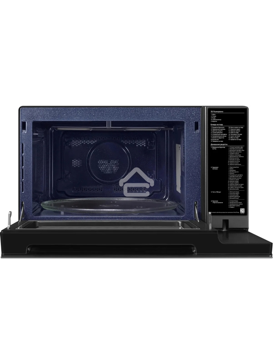Микроволновая печь Samsung MC32DB7746KC/BW антрацит, 32 л, 1400 Вт, переключатели - поворотный механизм/сенсор