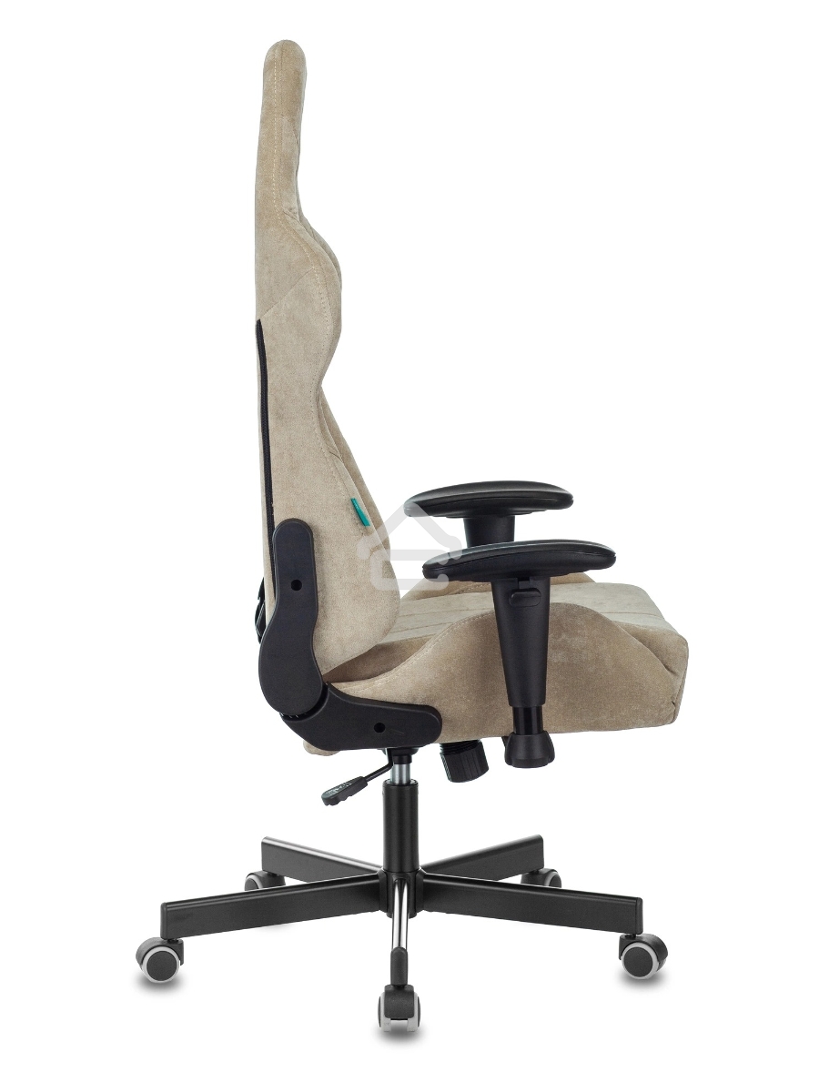 Кресло игровое Бюрократ VIKING KNIGHT LT21 FABRIC песочный крестовина металл/пластик