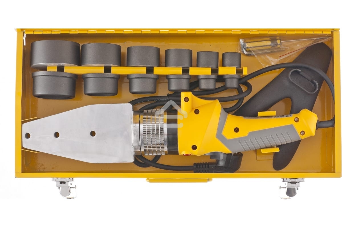 Аппарат для сварки пластиковых труб Denzel 94209 dwp-2000 х-pro2000Вт 300 градусов комплект насадок