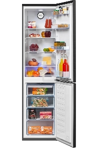 Холодильник Beko B3R0CNK332HXBR черный сапфир двухкамерный 200/100л морозилка снизу, No Frost