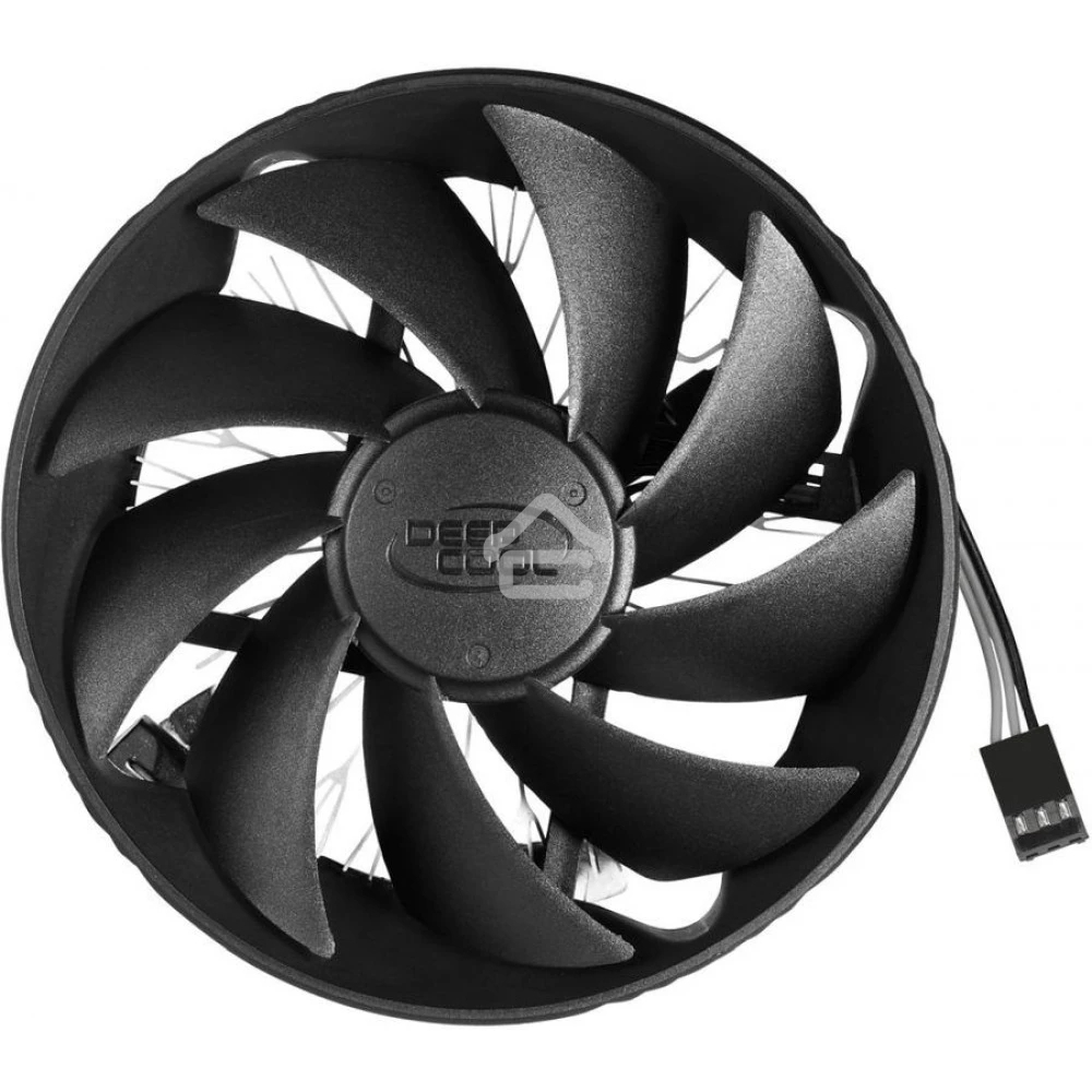 Кулер для процессора DEEPCOOL GAMMA HUNTER V2 черный/серебристый, 120 мм, алюминий, 1600 об/мин, 21 дБ, 3 pin, 95 Вт, 63.5 мм GAMMAHUNTER