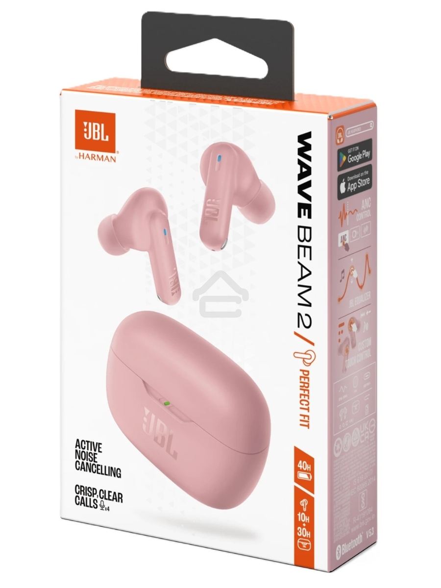 Наушники JBL Wave Beam 2 розовый