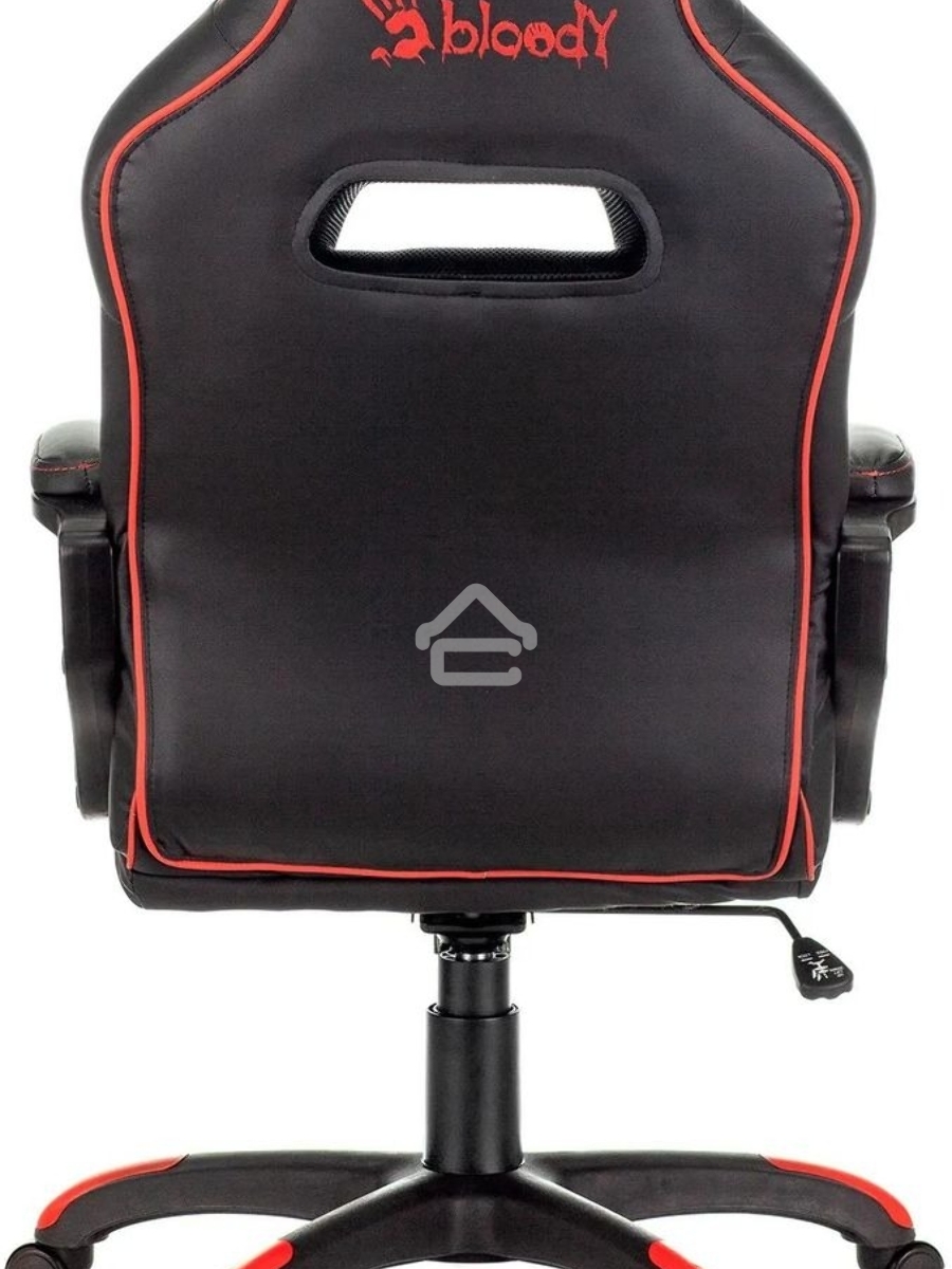 Кресло игровое A4Tech Bloody GC-350 черный/красный эко.кожа крестовина