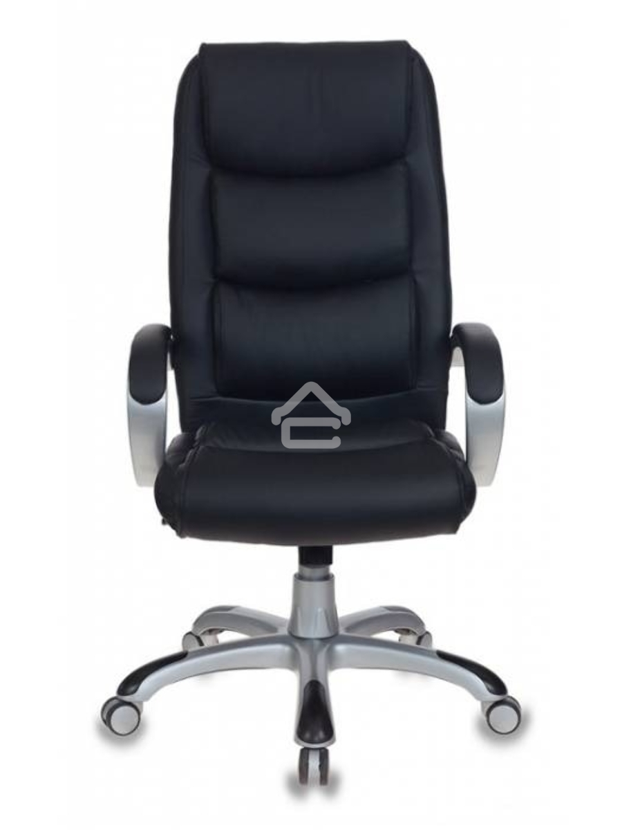 Кресло руководителя Бюрократ CH-S840N/BLACK черный, эко.кожа, крестов. пластик