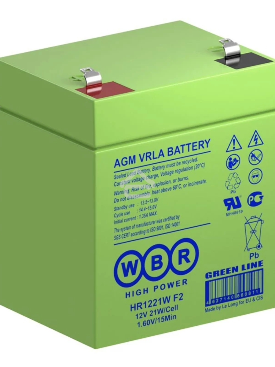 Батарея WBR HR 1221W (12V 5Ah) F2