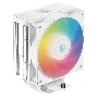 Кулер для процессора DEEPCOOL AG400 DIGITAL WH ARGB белый, 120 мм, алюминий/медь, 2100 об/мин, 31.6 дБ, 4 pin, 220 Вт, 152.7 мм