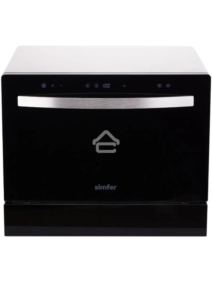 Посудомоечная машина Simfer DBB6501, черный, 55 см, 6 компл., 58 дБ, класс A+