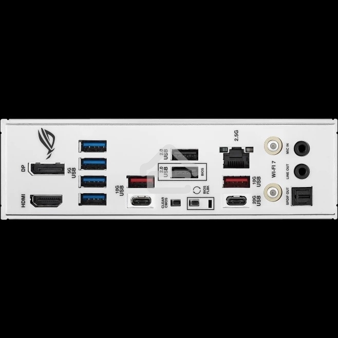 Материнская плата ASUS ROG STRIX B850-A GAMING WIFI, AM5, AMD B850, 4xDDR5, 2xSATA, 4xM.2, 1xPCIe 5.0 x16, 1xPCIe 4.0 x16, 1xPCIe x4, 1xDP, 1xHDMI, 1x2.5Gb LAN, 1xUSB-C 20Gbps, 1xUSB-C 10Gbps, 2xUSB-A 10Gbps, 4xUSB 5Gbps, 2xUSB-A 2.0, 3x3.5 мм, 7.1, ATX