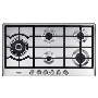 Газовая варочная панель DeLonghi NSL 590D X RUS независимая, нержавеющая сталь