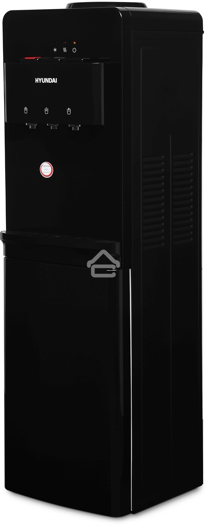 Кулер Hyundai H-WD2155E напольный, электронный, черный