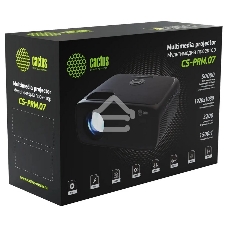 Проектор Cactus CS-PRM.07WT.Full HD LCD 3200Lm LS 320Lm ANSI (1920x1080) 1500:1 ресурс лампы:30000часов 1xUSB typeA 3xHDMI 1.16кг