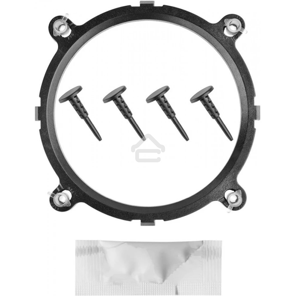 Кулер для процессора DEEPCOOL GAMMA HUNTER V2 черный/серебристый, 120 мм, алюминий, 1600 об/мин, 21 дБ, 3 pin, 95 Вт, 63.5 мм GAMMAHUNTER