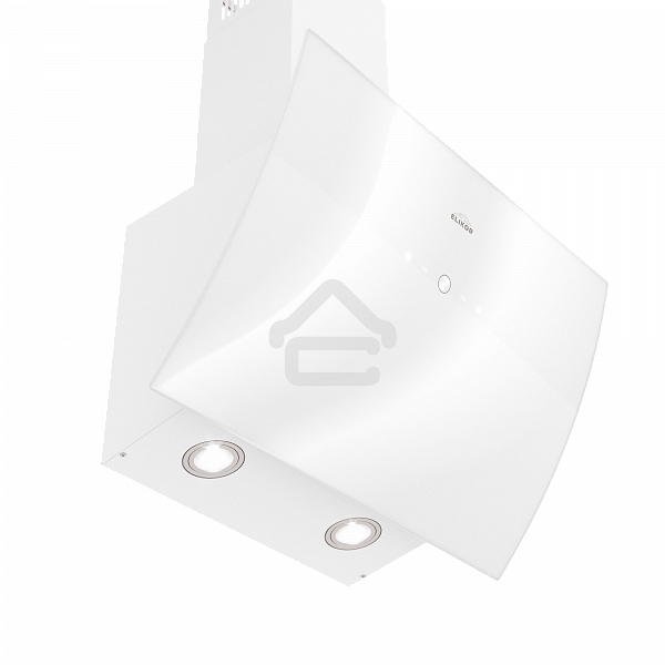 Вытяжка каминная Elikor Wave WH 60 белый, 60 см, 750 куб. м/ч, 56 дБ