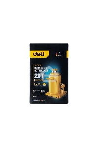 Домкрат бутылочный гидравлический Deli DQ71020 макс.грузоподъемность 20 т