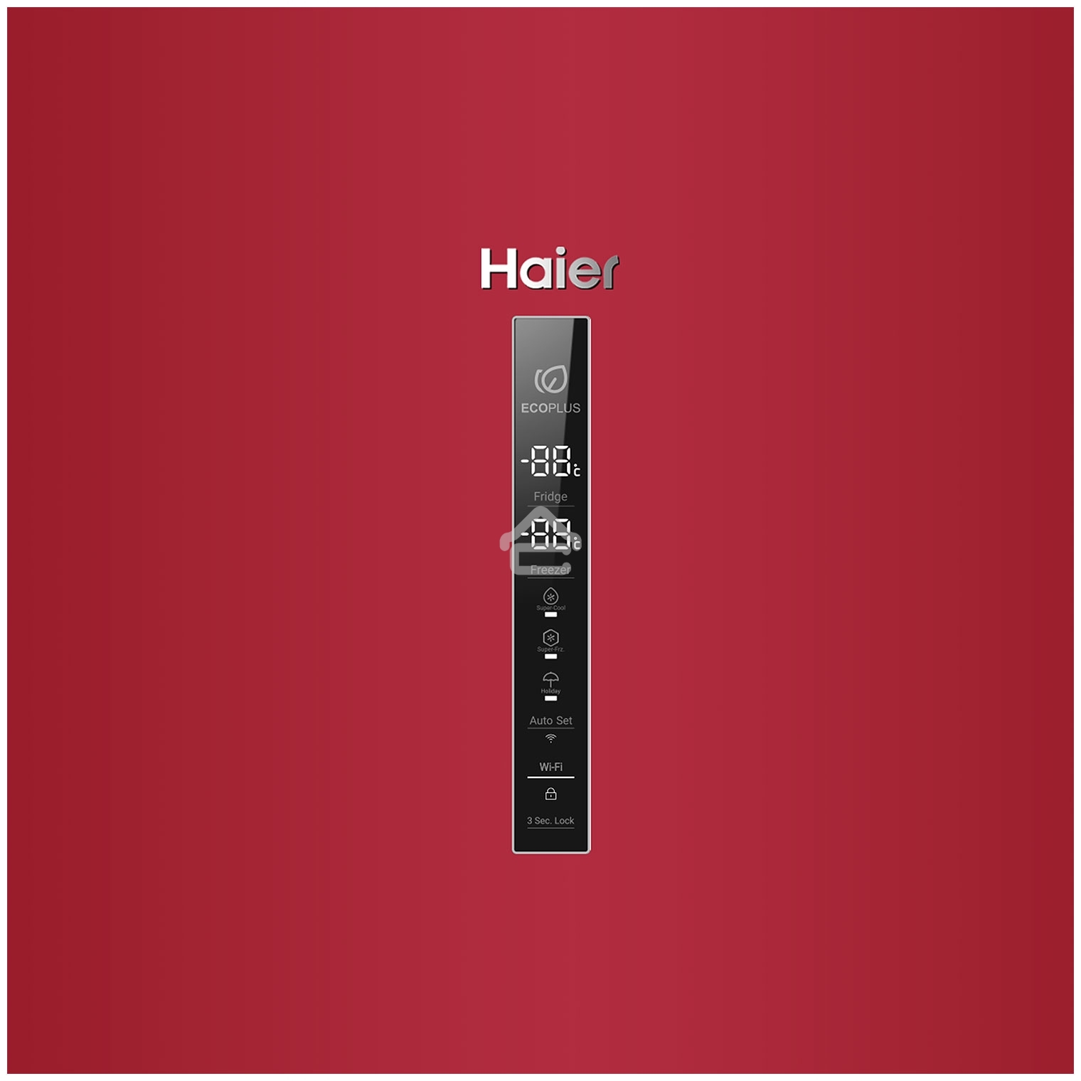 Холодильник Haier C2F636CRRGU1 красный двухкамерный 256/108 л морозилка снизу, No Frost