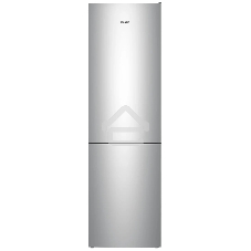 Холодильник Atlant XM-4624-181 серебристый двухкамерный 228/119л морозилка снизу