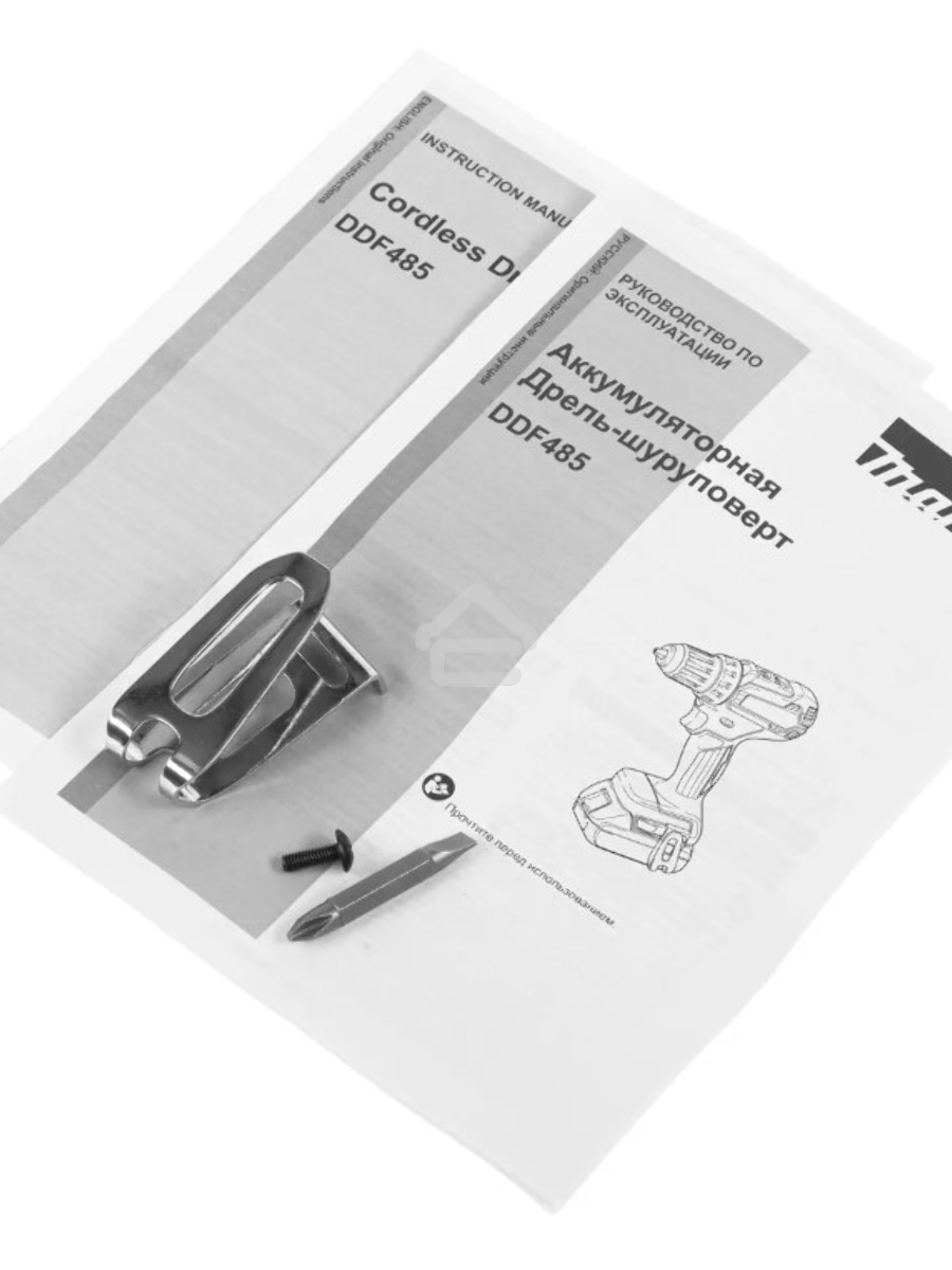 Дрель-шуруповерт Makita DDF485RF, 18 В, 3 Ач, аккумуляторная