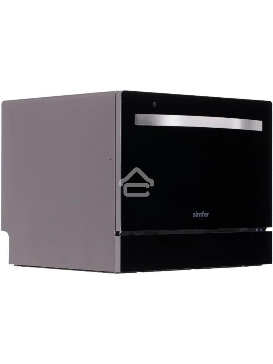 Посудомоечная машина Simfer DBB6501, черный, 55 см, 6 компл., 58 дБ, класс A+