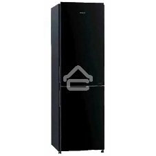 Холодильник Hitachi R-BG410PUC6 GBK черный двухкамерный 215/105л морозилка снизу